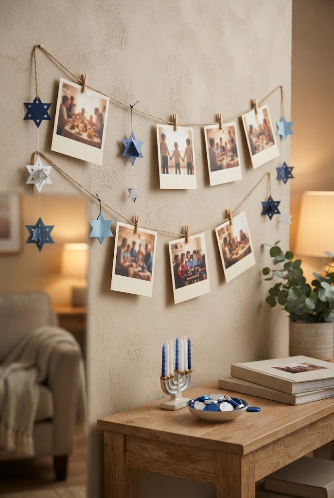 24. DIY Hanukkah Memory Display