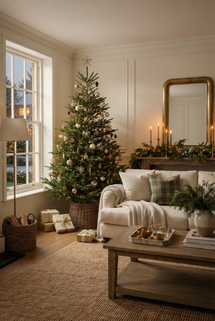 24. Try a Gold-and-Cream Elegant Theme