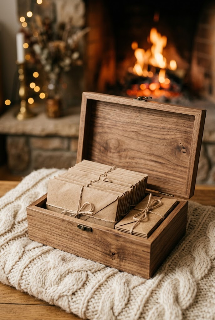 3. 'Open When' Envelope Collection in a Keepsake Box
