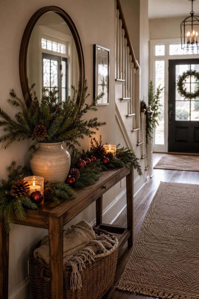 5. Make the Entryway Feel Festive